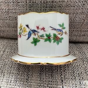 Royal Bayreuth Toothpick/business Card Holder Fine China Germany Vintage